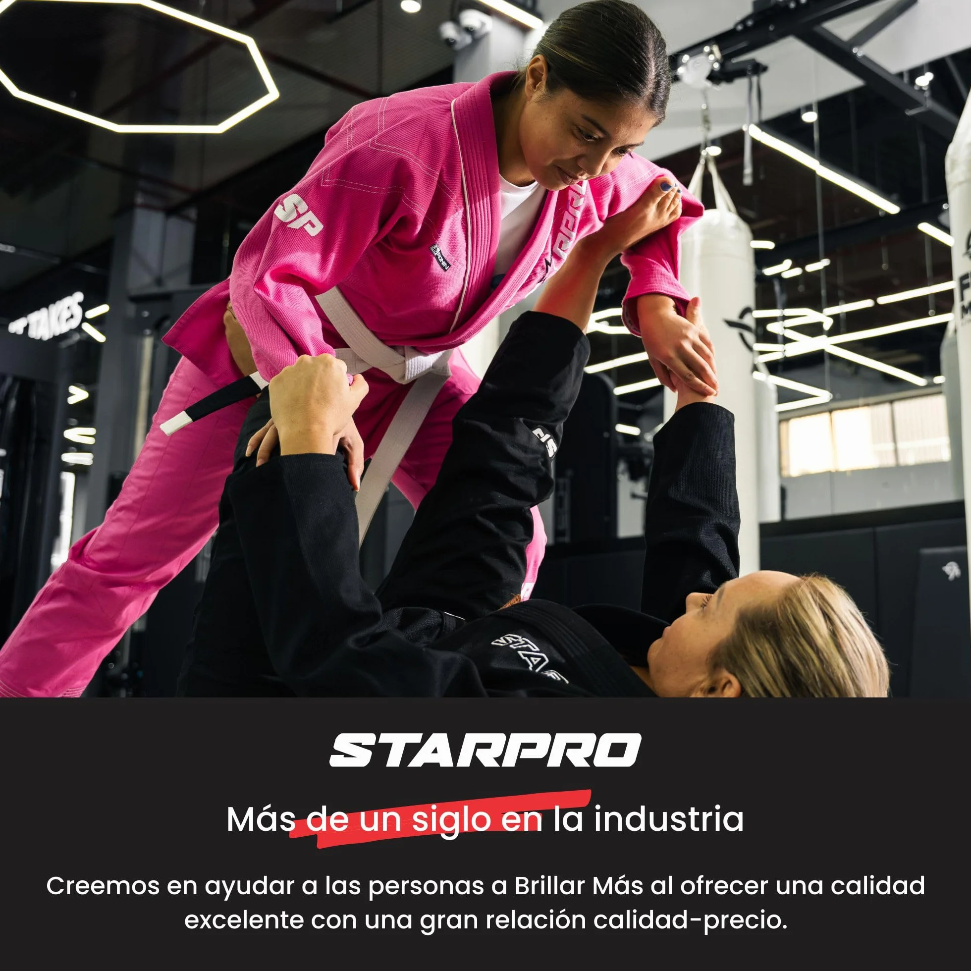 Starpro Judo Kimono - Professional Judogi for Training and Competition - Free White Belt - Men Women Kids - 110-200 cm - White and Blue