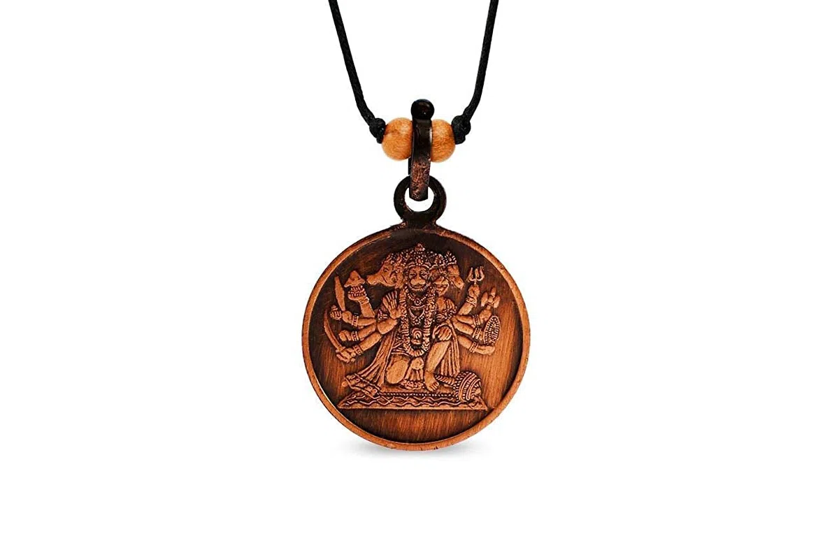 Hanuman Yantra Locket - Cobre