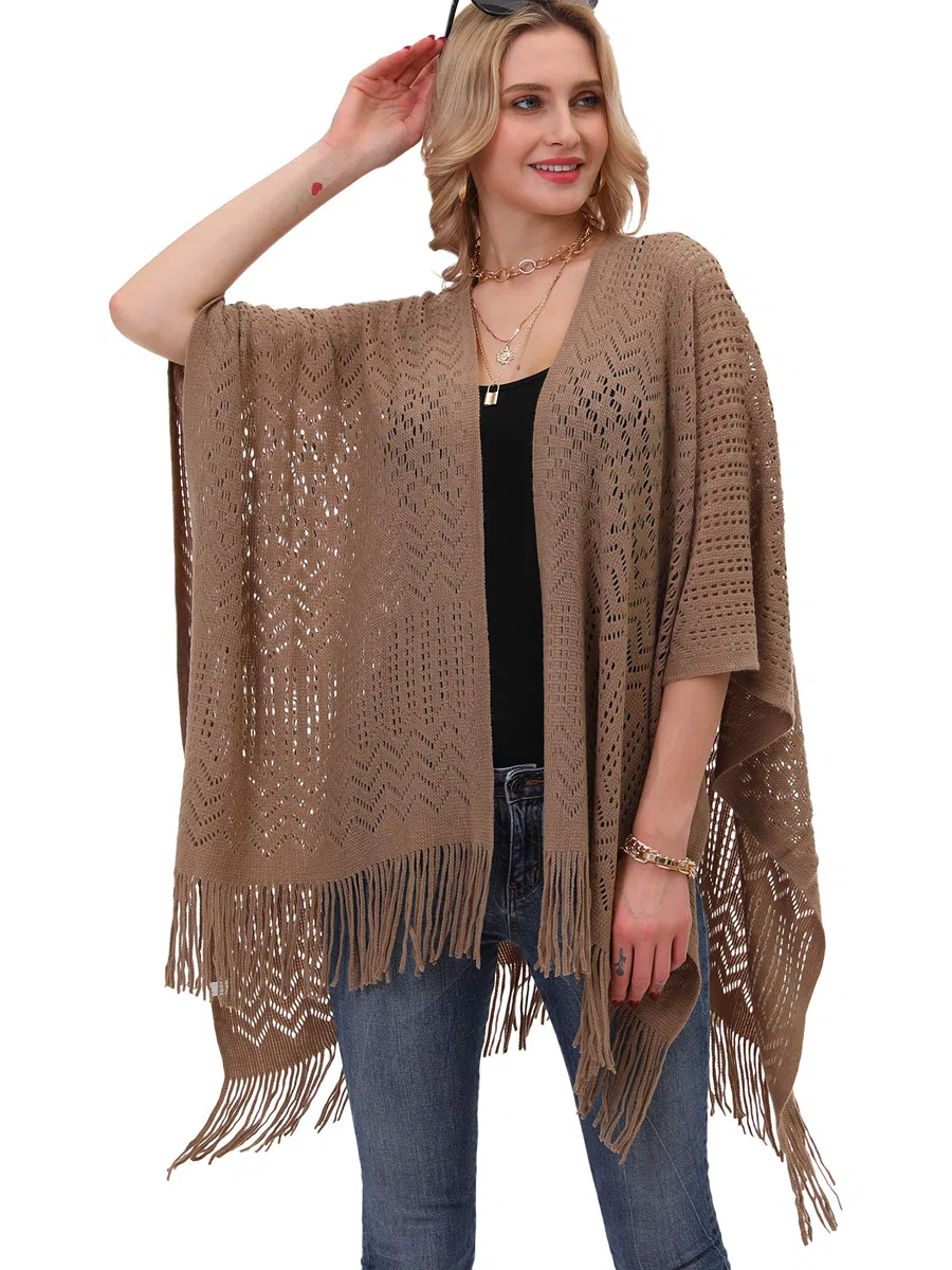 soul young Poncho Punto Chal diseño Para Mujer - Bufanda Suave Ligero Estolas tamaño grande Otoño Invierno