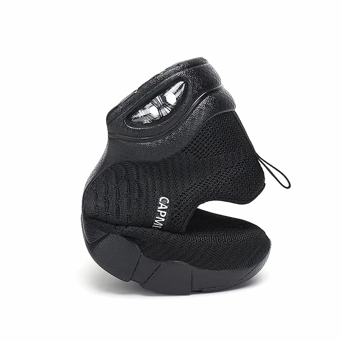 Zapatos de jazz para mujer, con cordones, de malla transpirable, con amortiguación de aire, suela dividida, plataforma