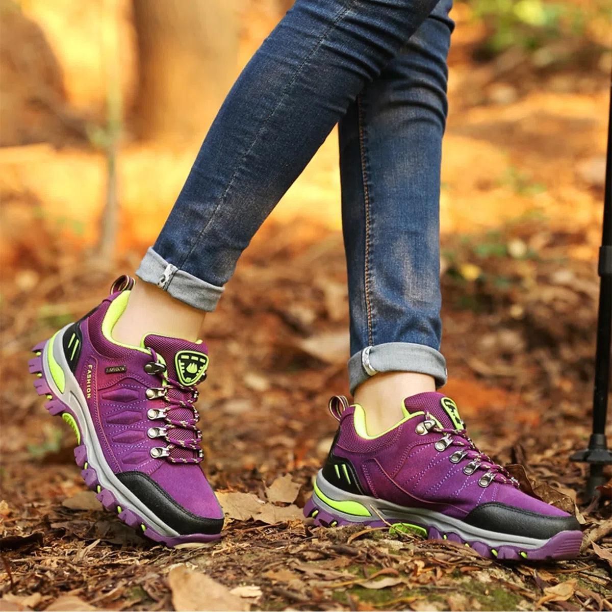 Zapatos de Senderismo Mujer Antideslizantes Escalada Trekking Sneakers Zapatos de Montaña