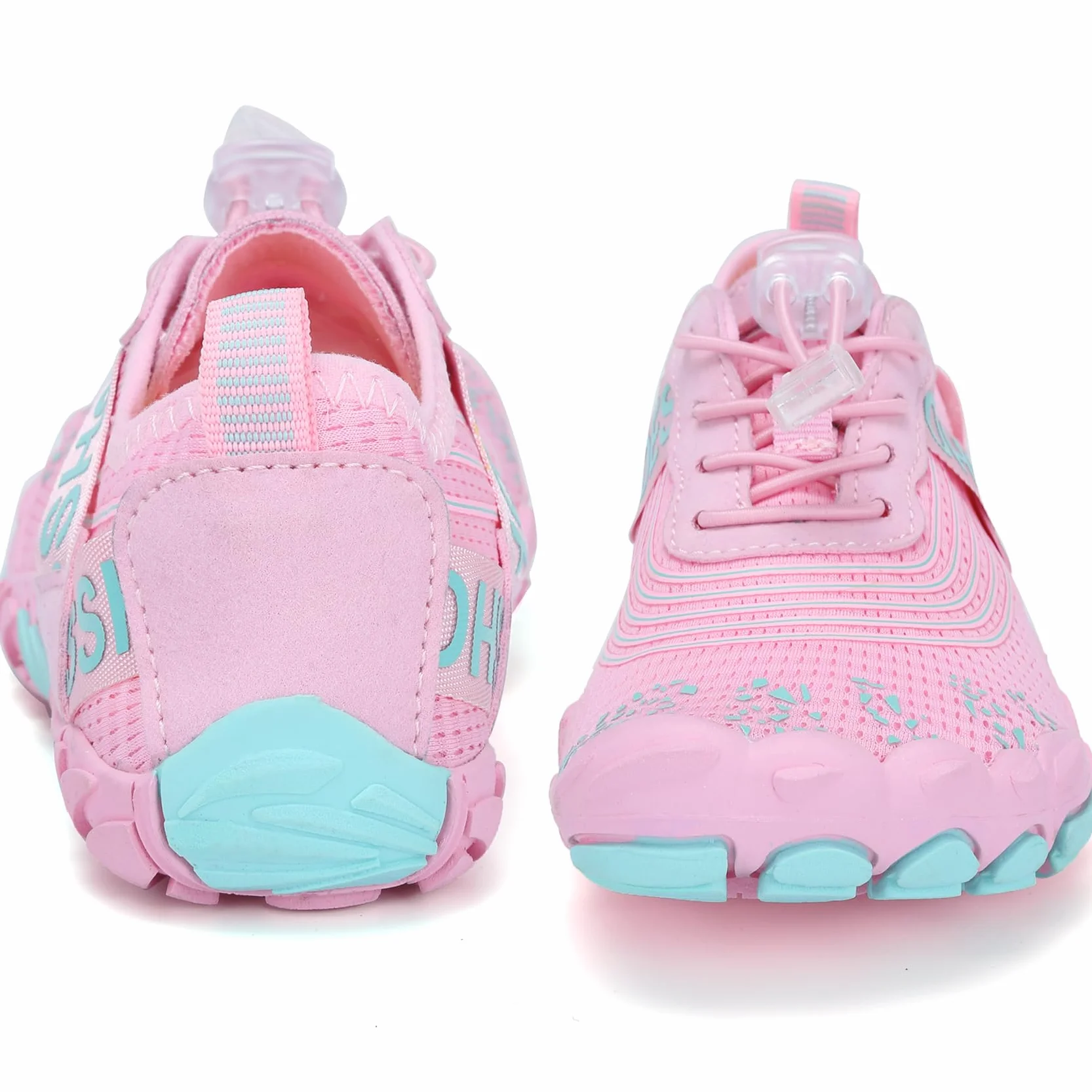 DimaiGlobal Calzado Descalzos Niñas Niños Zapatillas de Trail Running Barefoot Secado Rápido Zapatos de Agua Transpirable Antideslizante para Playa 33EU Rosa