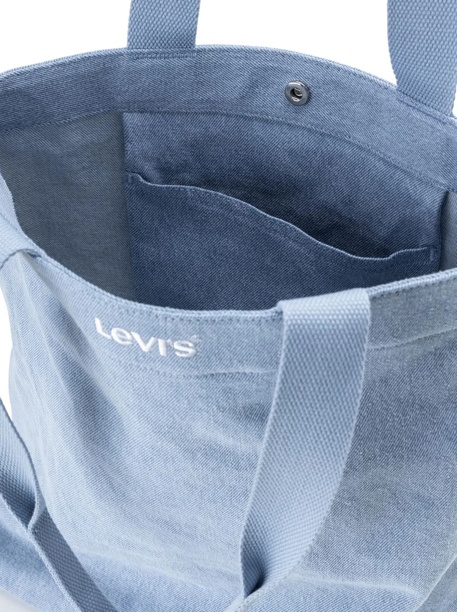 Levi's Bolso de mano Icon Ov para hombre, azul claro, L, Bolso Icon para hombre Ov