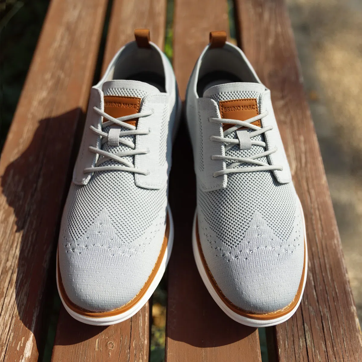 Bruno Marc Zapatos de Cordones Transpirables Zapatios de Vestir Oxfords Clásico Formales Derby para Hombre Verano con Plantilla Acolchada Comoda