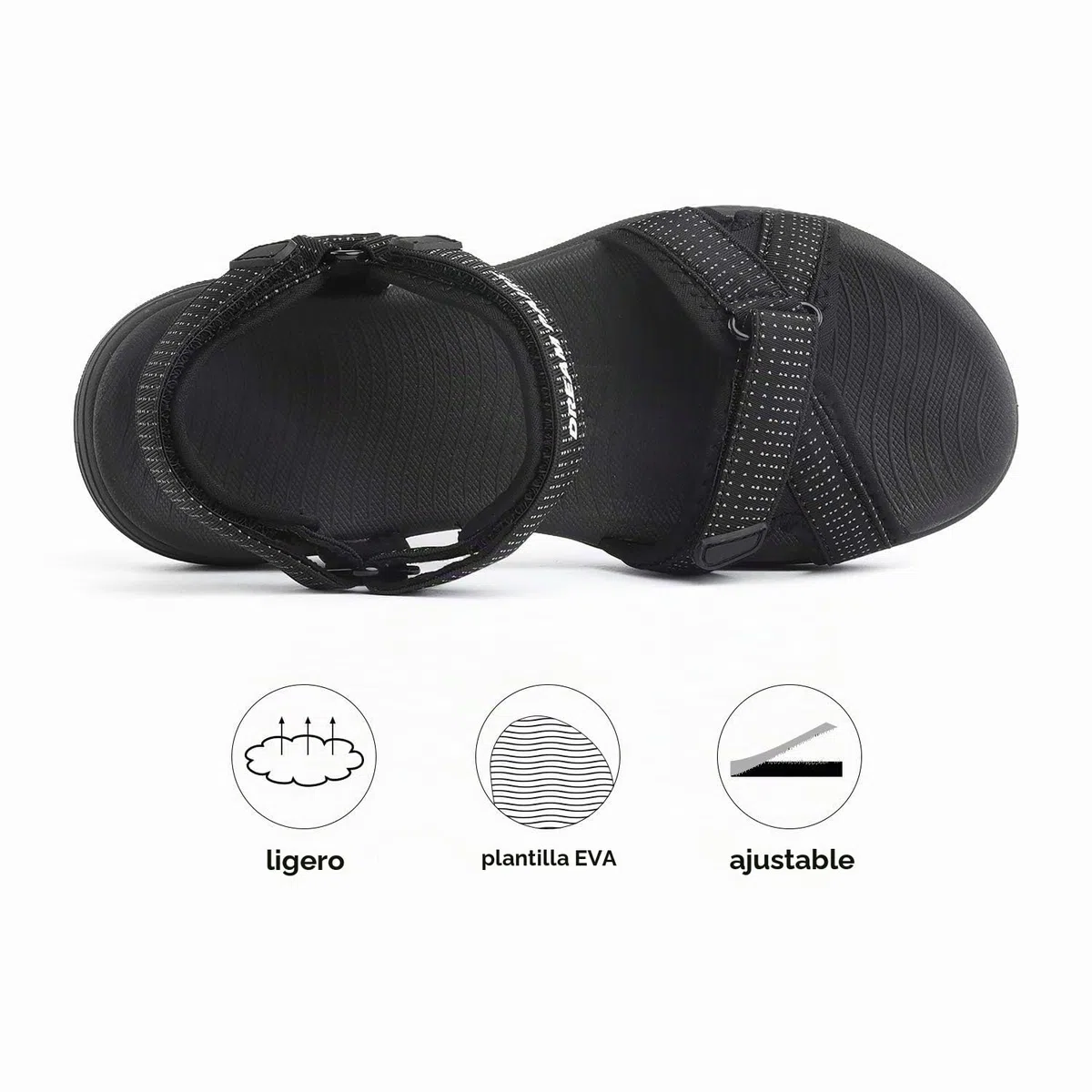 DREAM PAIRS Sandalias Deportivas Mujer Trekking Ligeros con Suela MD Antideslizante y Plantilla EVA para Playa Aire Libre