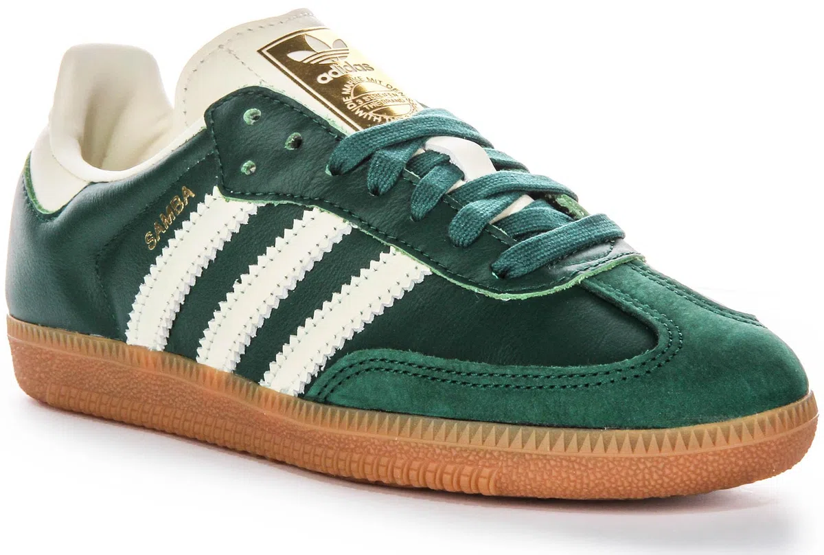 adidas Samba Og W IE0877, Zapatillas deportivas, Collegiate Green Gum, 9.5
