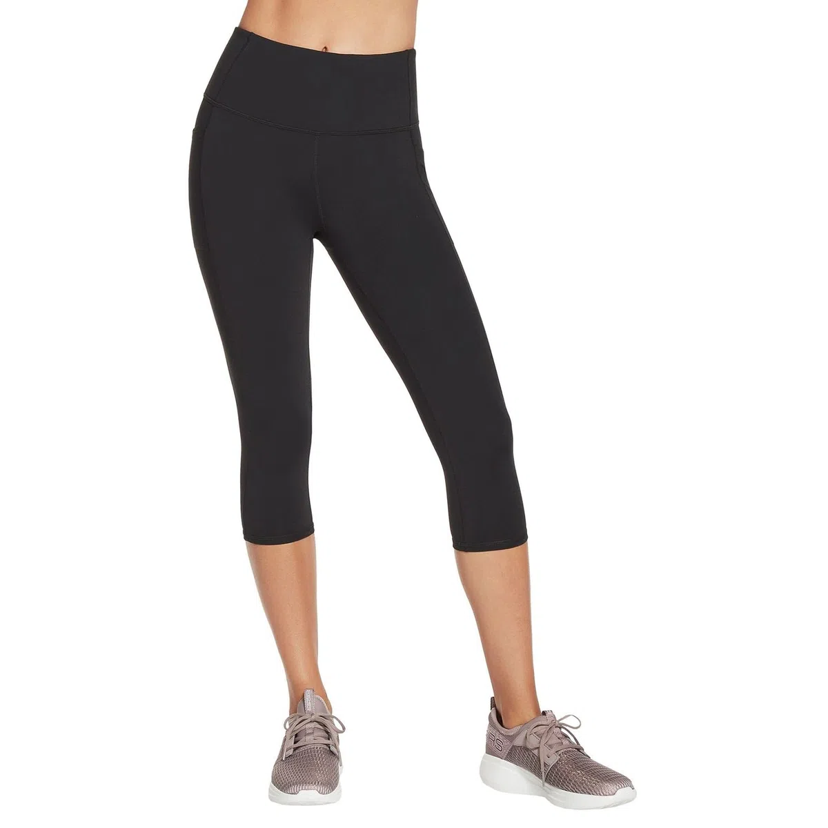 Skechers Leggings Go Walk de Cintura Alta a Media Pantorrilla para Mujer