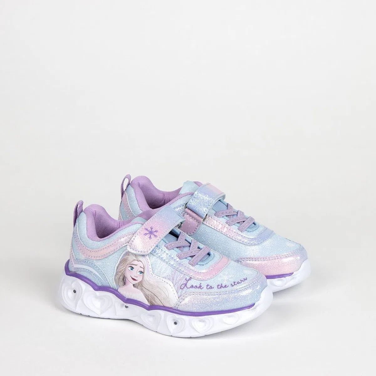 CERDÁ Life'S Little Moments | Deportivas para Niñas Frozen con Luces LED y Suela Ligera EVA, Estilo Disney y Máxima Comodidad