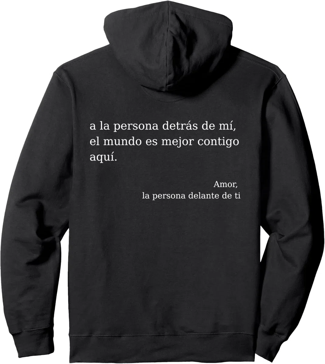 Eres Suficiente Querida Persona Detrás de Mí Sudadera con Capucha