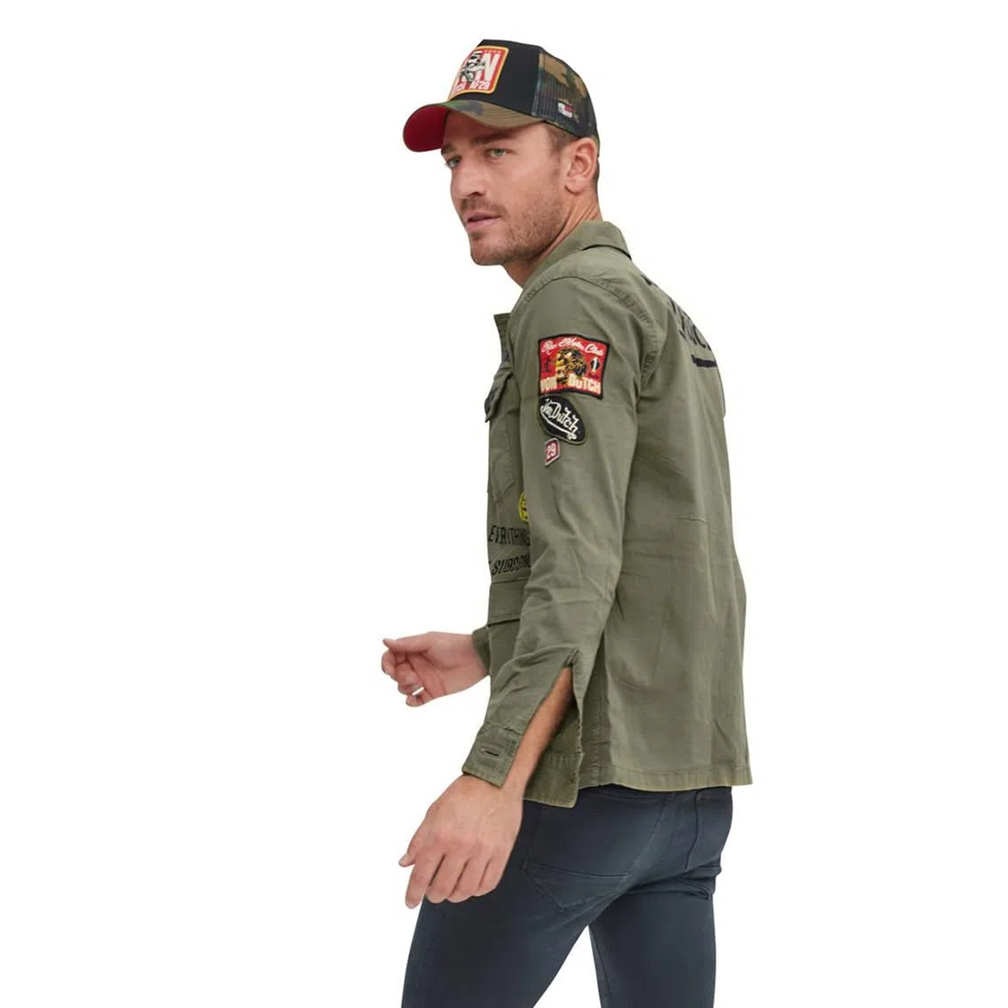 Chaqueta de algodón fina para hombre Rebel