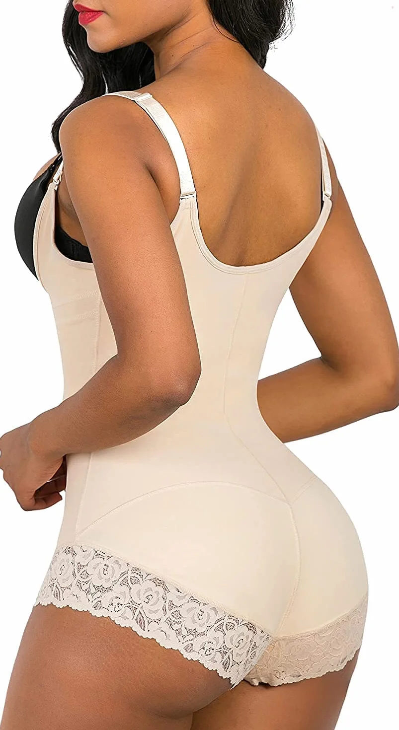 SHAPERX Body Reductor Mujer Fajas Reductoras Colombianas Shapewear Moldeadora Control de Abdomen Bodysuit Posparto