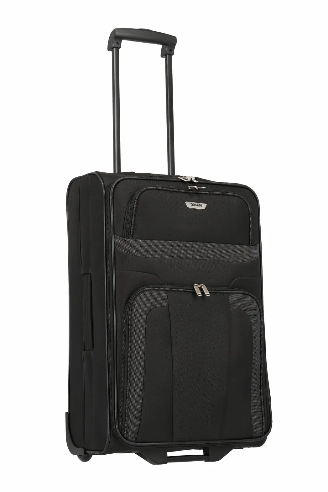 paklite Maleta de Viaje con 2 Ruedas, Maleta con Ruedas de tamaño Mediano, Orlando, Carrito clásico de Carcasa Blanda con diseño Atemporal, 63 cm, 58 litros