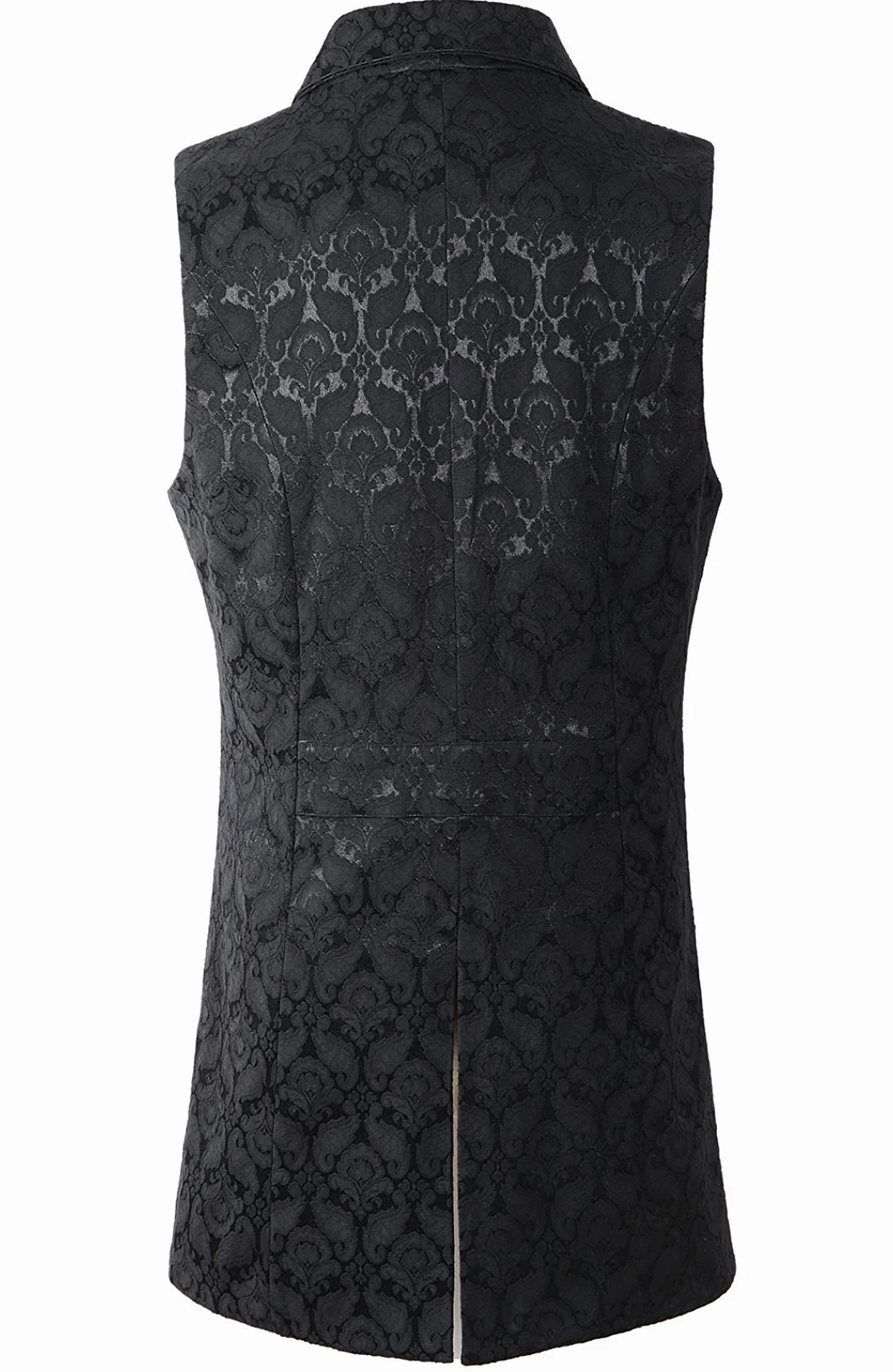 Chaleco Largo de Estilo Victoriano Gótico Steampunk para Hombres