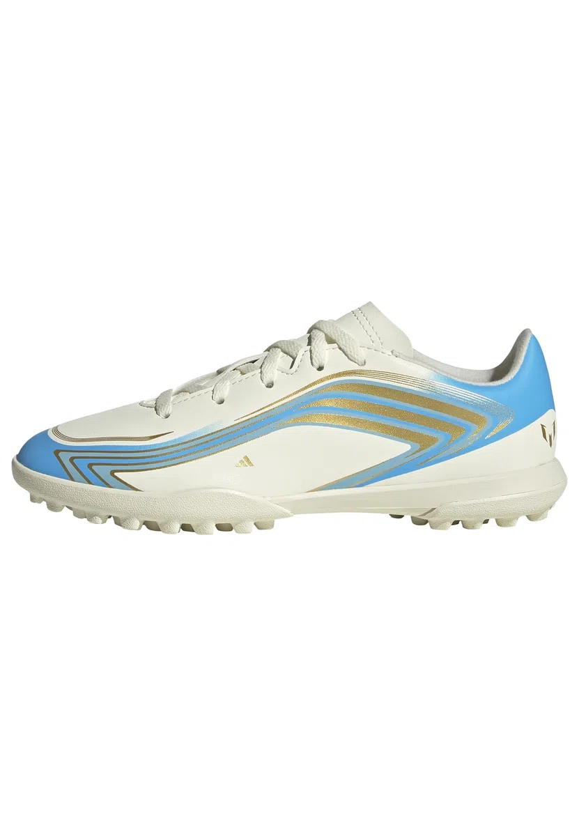 adidas Tenis de fútbol Unisex para niños F50 Messi Club Turf