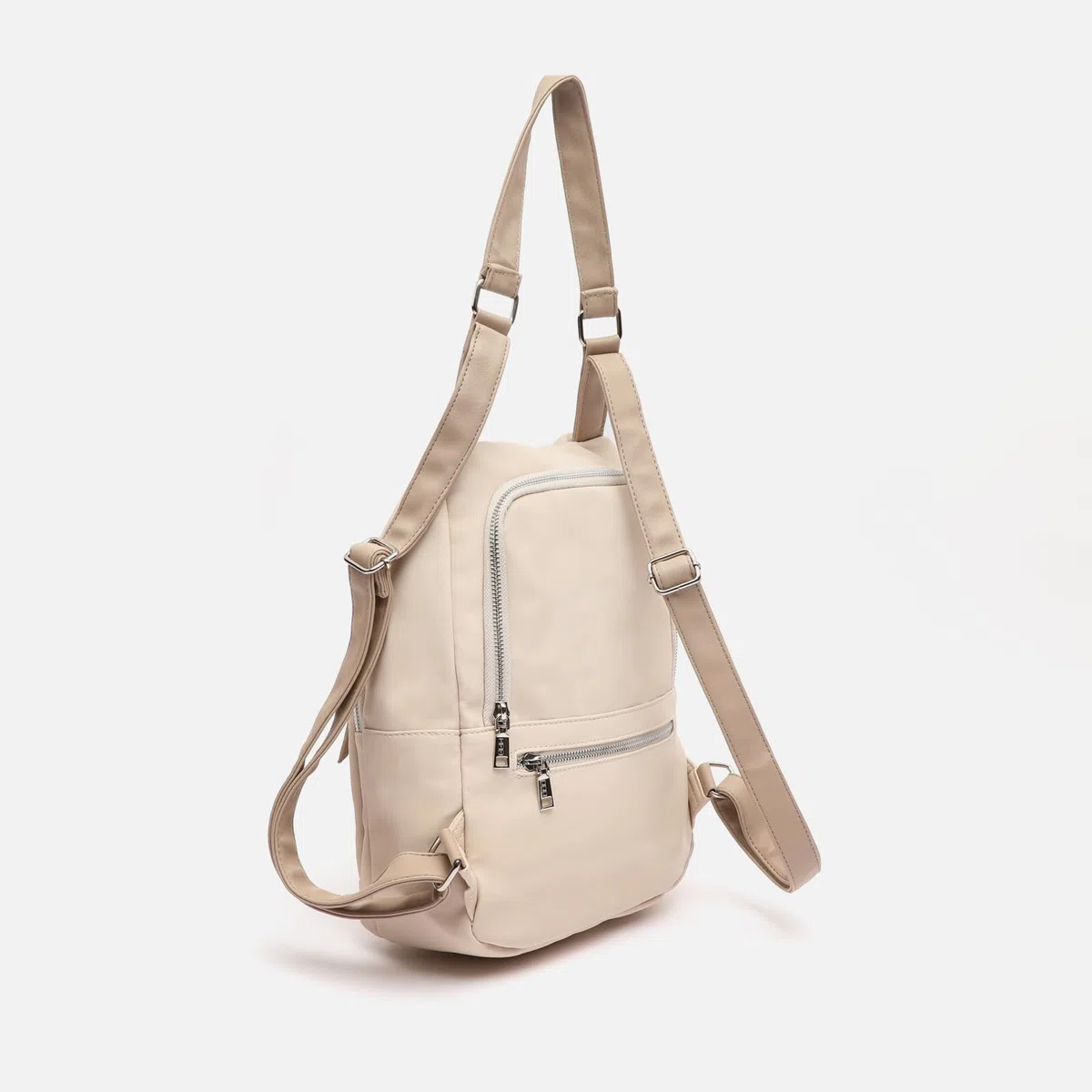 MISAKO Nova mochila antirrobo de nylon Mujer - Nova Beige 35 X 26 X 9 cm