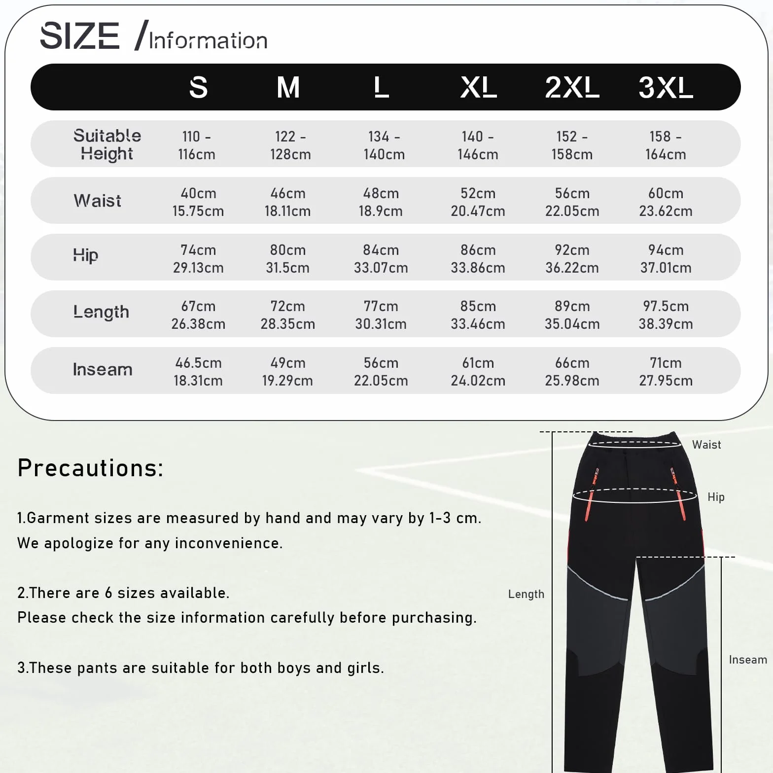 BWBIKE Pantalones de Nieve para Niños con Forro Polar Térmico Forrado al Agua y al Viento, Pantalones de Esquí de Invierno Softshell para Exteriores con Bolsillos con Cremallera para Niños y Niñas