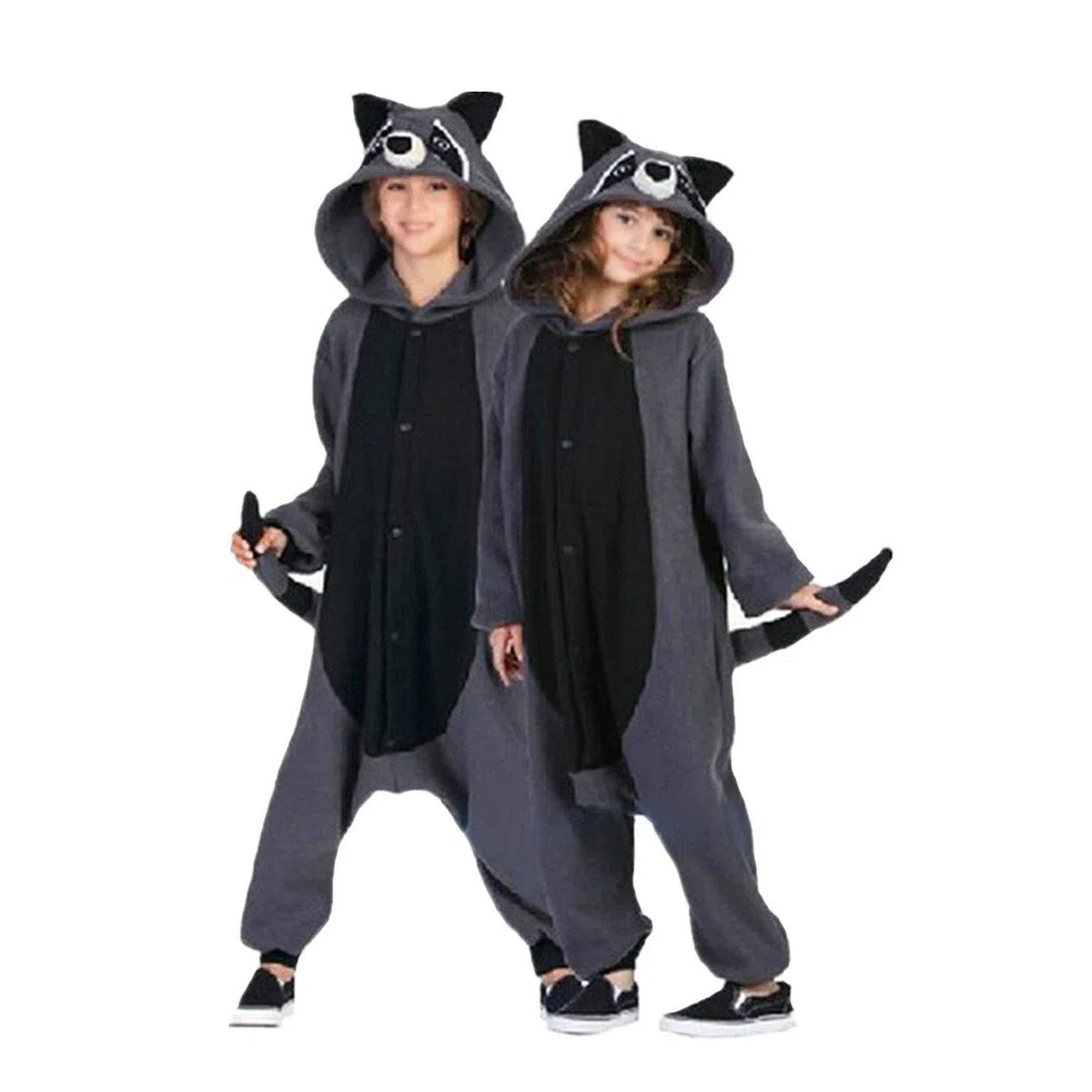 wotogold Pijama de Mapache Animal Trajes de Cosplay Adultos Unisex