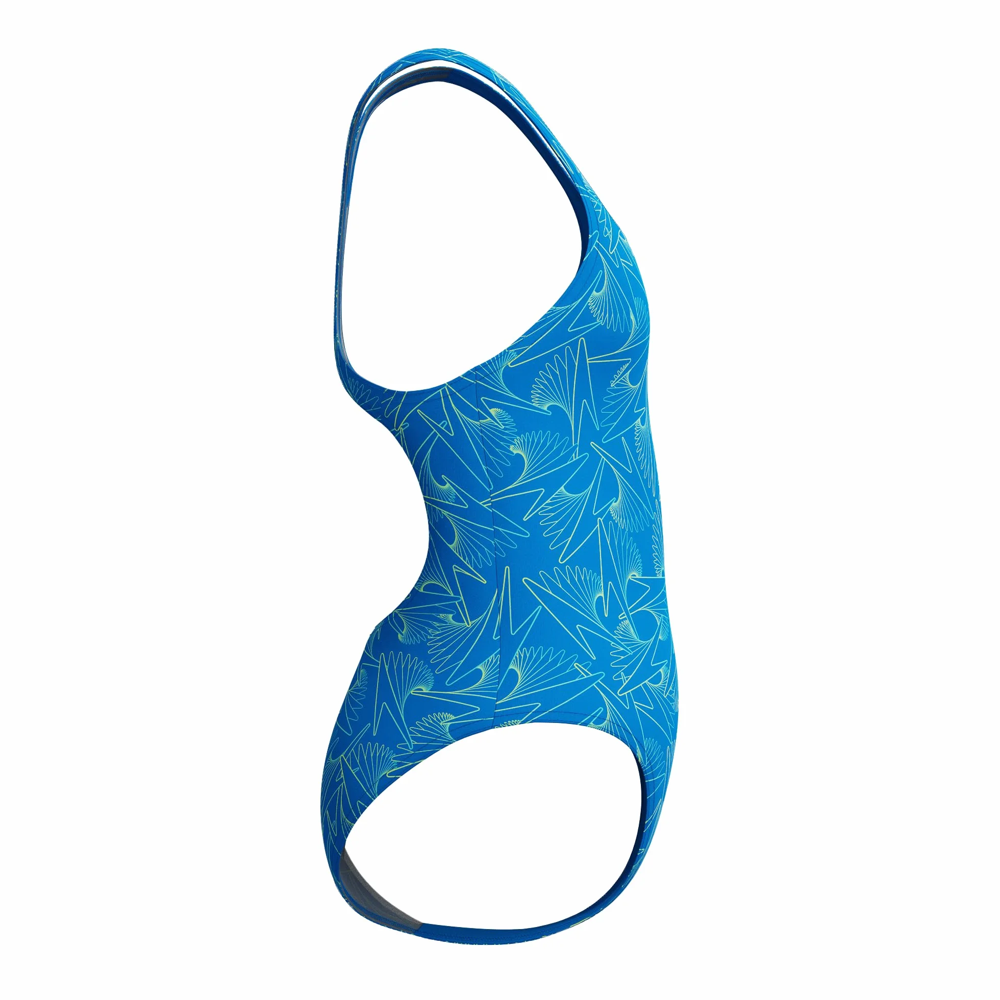 Speedo HyperBoom Allover Medalist - Bañador para niña, color azul