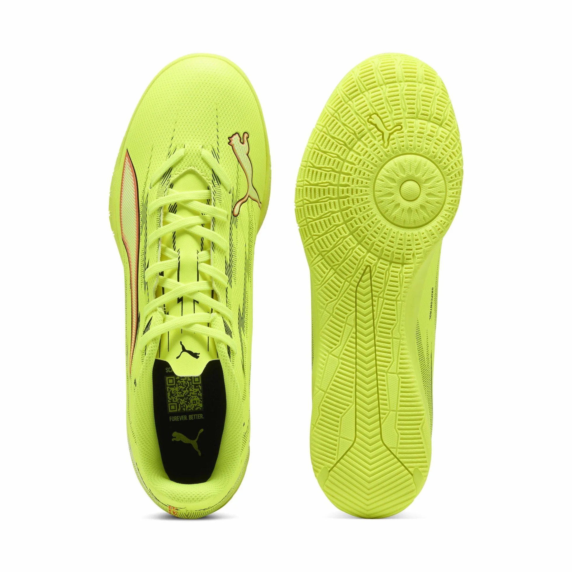 Puma Ultra 6 Play IT - Tenis de fútbol Unisex, Alerta Amarilla, Negro, Rojo Brillante, Lima exprimida, Talla 7 de Reino Unido, Yellow Alert Puma Black Glowing Red Lime Squeeze, 40.5 EU