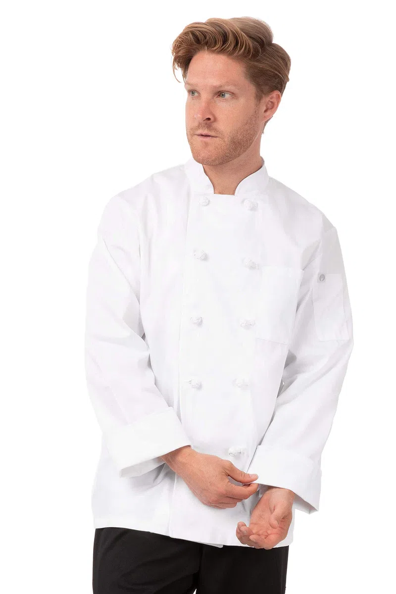 Chef Obras Burdeos Unisex Chaqueta de Cocinero