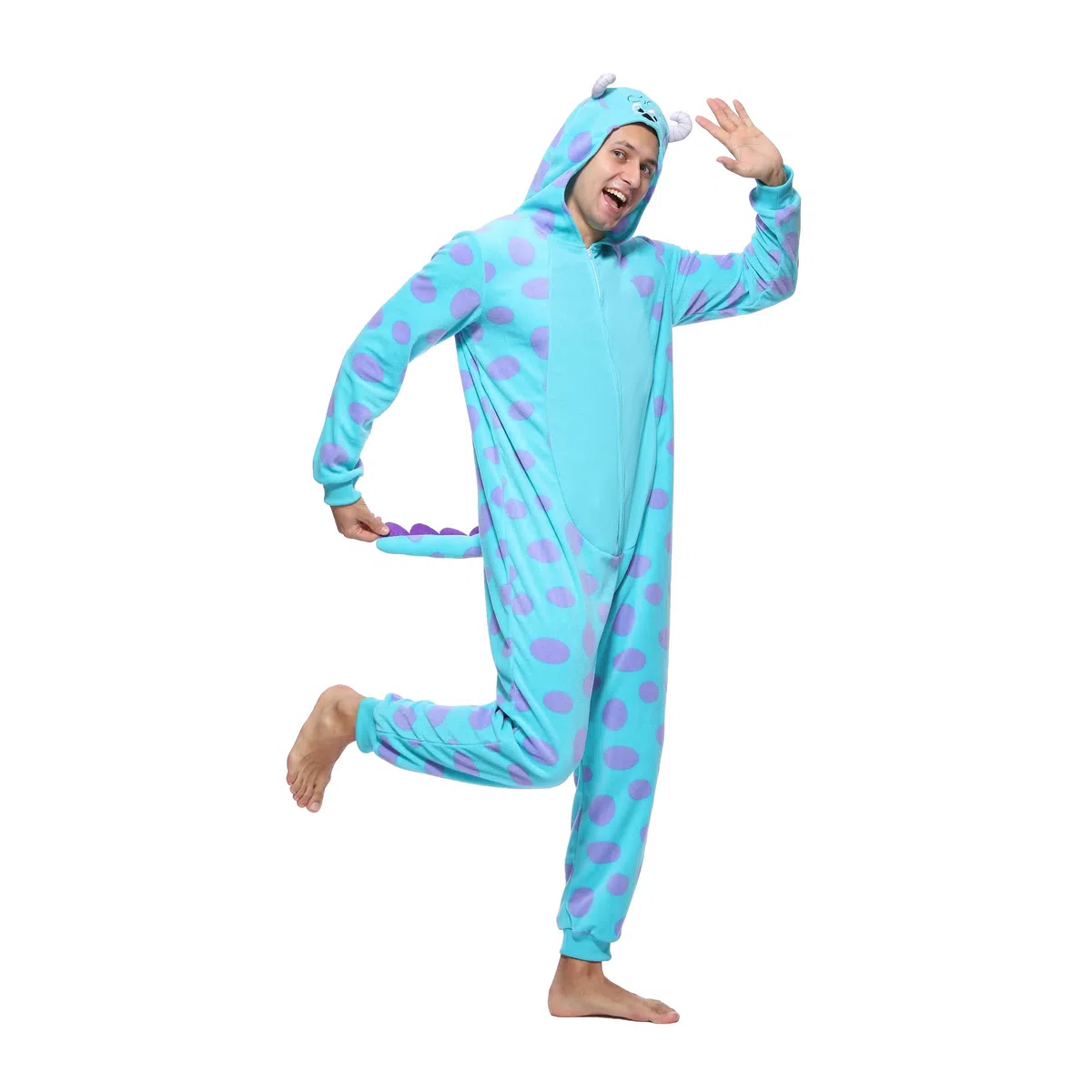 Sincere Party Mono Mono, Vaca, dalmacia, Adulto muñeco de Nieve, Traje de Pijama Animal para Hombres y Mujeres