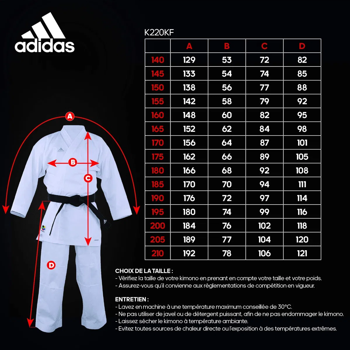 adidas Kumite Fighter Karate Gi Karate Gi Unisex adulto