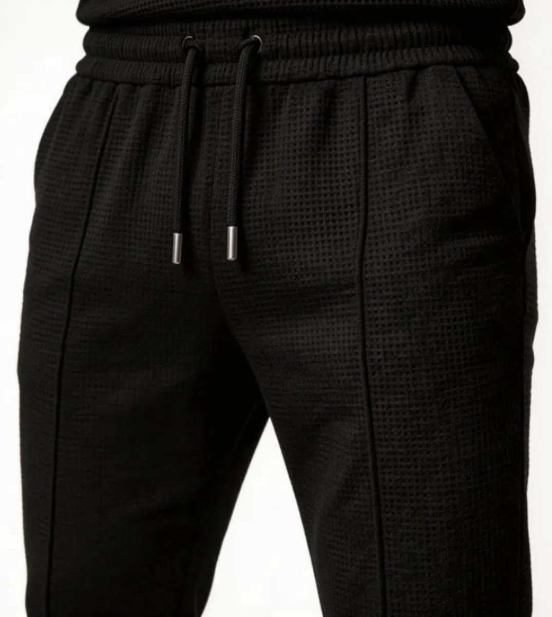 Chándal Deportivo para Hombre Camiseta de Manga Corta con Cremallera y Pantalones Largos Conjunto Deportivo Hombre Verano