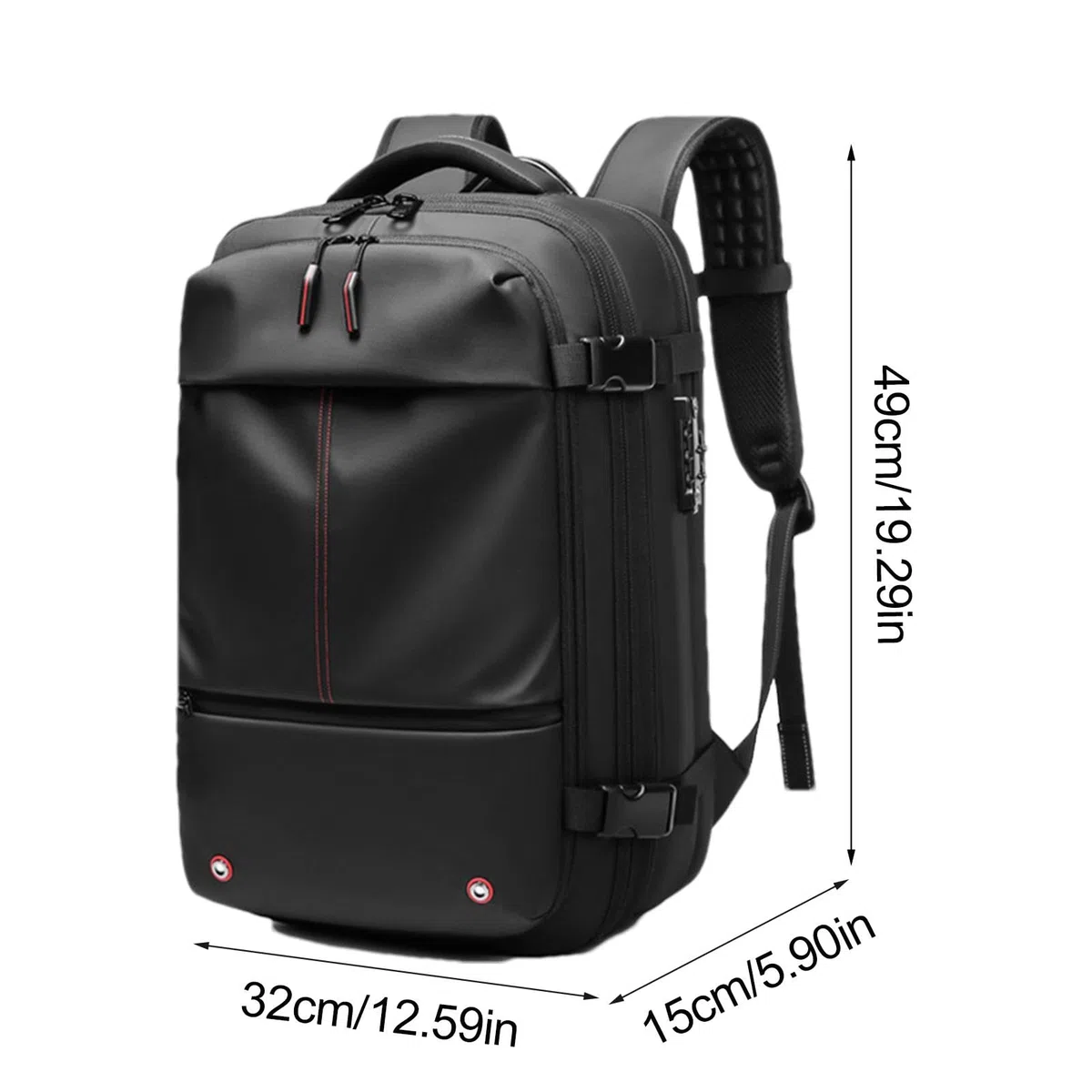Generisch Mochila de vacío de aire, mochila de viaje al vacío - 60L expandible Airpack con compartimento para ordenador | Embalaje al vacío de tela Oxford, impermeable, separación en seco para
