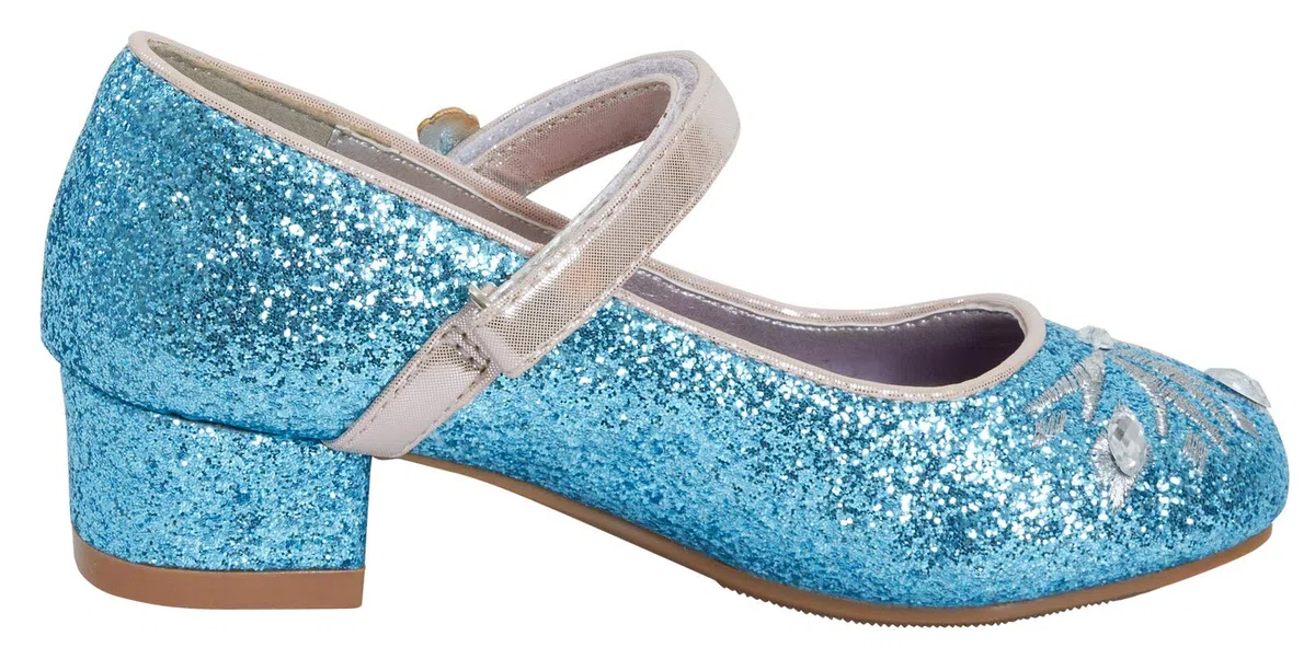 Disney Frozen - Zapatos de vestir con purpurina para niñas