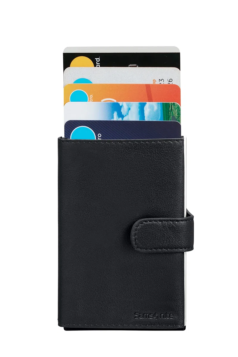 Samsonite ALU Fit SLG - Billetera, 10.2 cm, Negro (Negro)