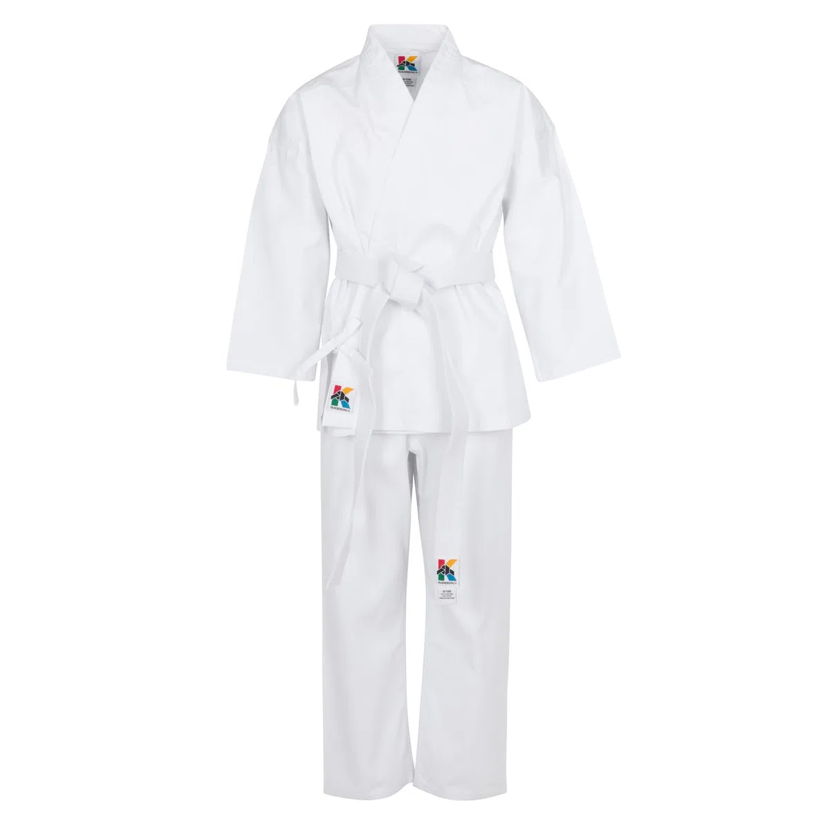 Uniforme de karate para niños y niñas: nuestro juego de karate blanco para niños incluye pantalones de karate y un cinturón blanco.