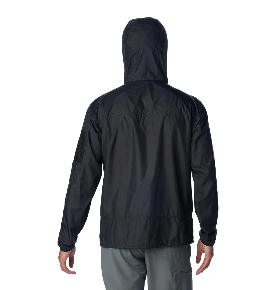 Columbia Challenger Windbreaker, Chaqueta Cortavientos Ligera para Hombre, Black, Talla XS