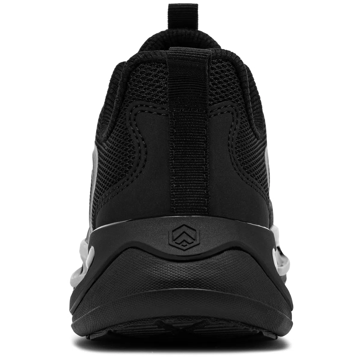 LARNMERN Zapatos de Seguridad Mujer Zapatillas de Seguridad Amortiguación Ligeros Comodidad Transpirabilidad Moda Zapatos de Trabajo(Negro Gris,35.5EU)