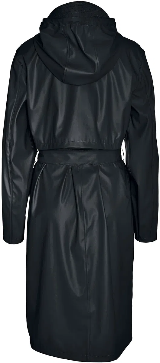 NOISY MAY Nmsky L/S-Abrigo de Lluvia Noos Impermeable para Mujer