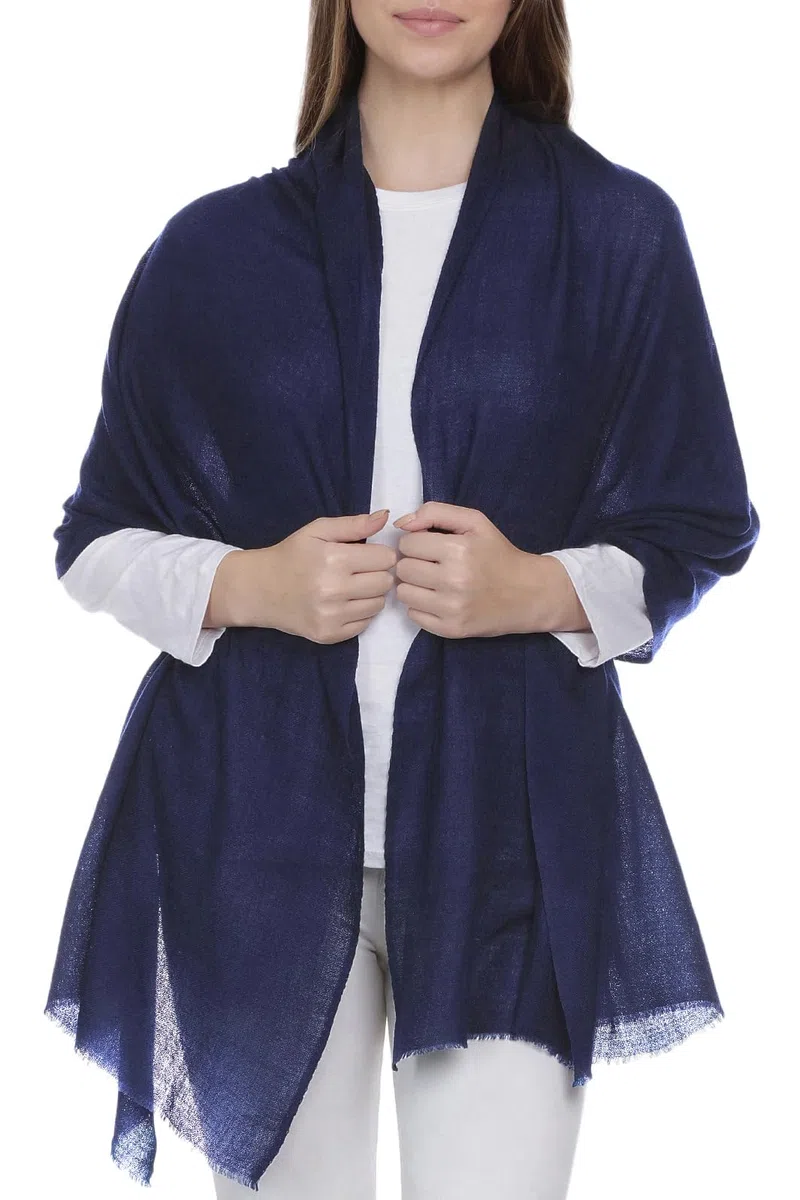 Bufanda de Cachemira Hecho en Kashmir (Caja de Regalo) Lana Merino Elegante Seda Cachemira Mezcla Bufanda Larga Extremadamente Suave Mujer Hombre Pashmina