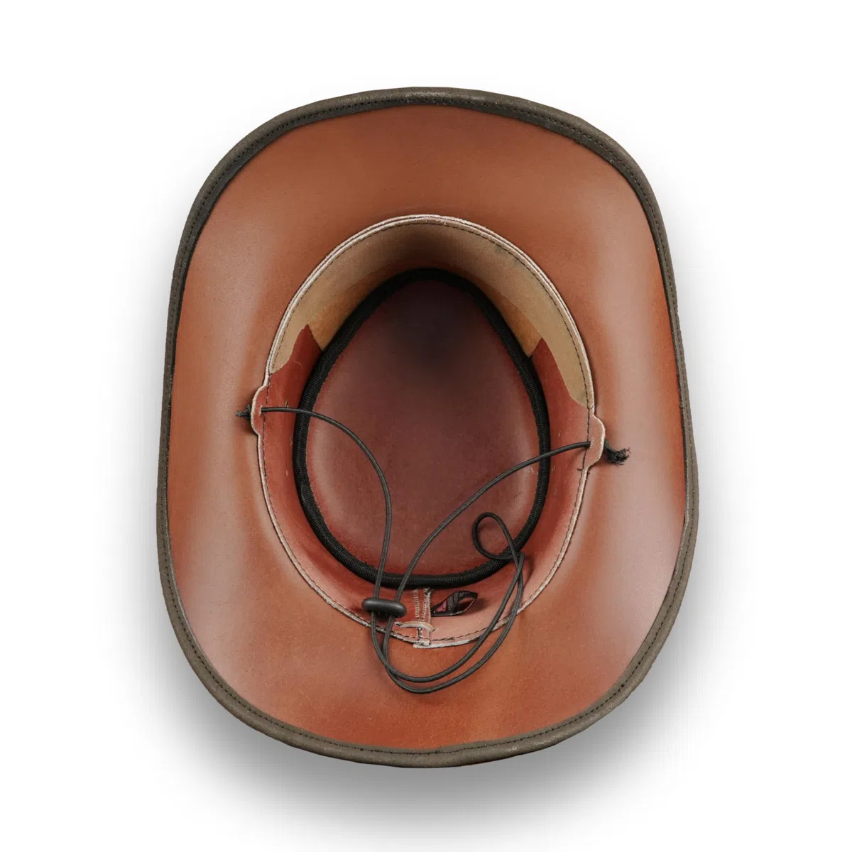 Leatherick Sombreros Vaqueros para Hombre - Sombreros Vaqueros Negros de ala Ancha Trenzada Estilo Western Vintage con barboquejo
