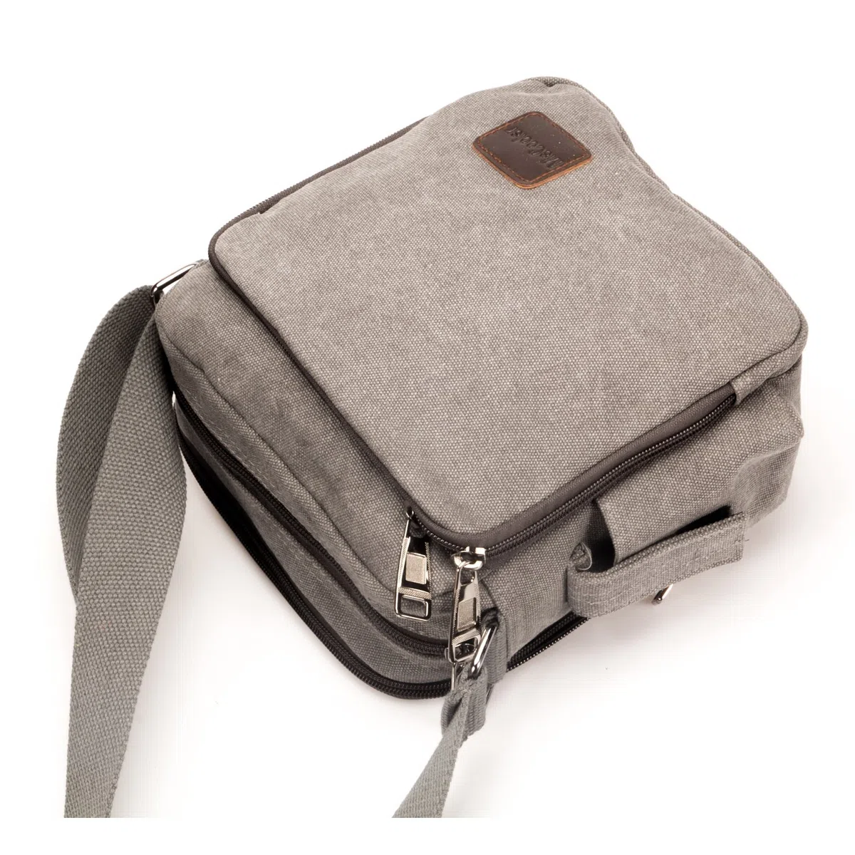 Bolso Bandolera Hombre Pequeñas Bolsos de Tela Vintage Messenger Bag para Colegio Bolsa de Lona Universidad Libro Bolsos Originales Bolsas de Viaje Sport Bag