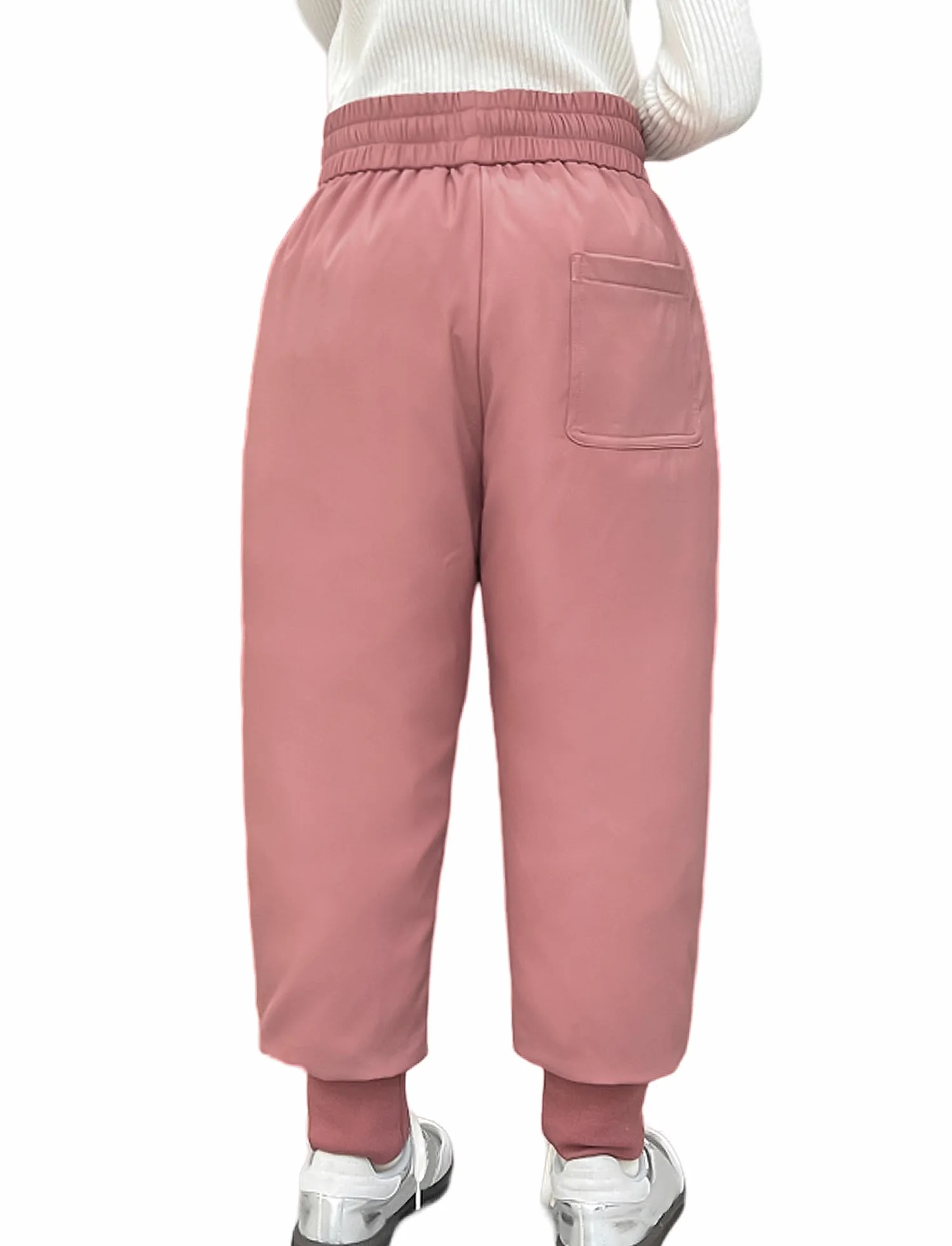 Happy Cherry - Pantalones de Nieve Plumón Invierno Niño Niña Bebé Pantalón Largo de Plumas Acolchados Caliente Infantil Ropa Grueso Resistente Viento para Esquí Aire Libre - 110-160cm