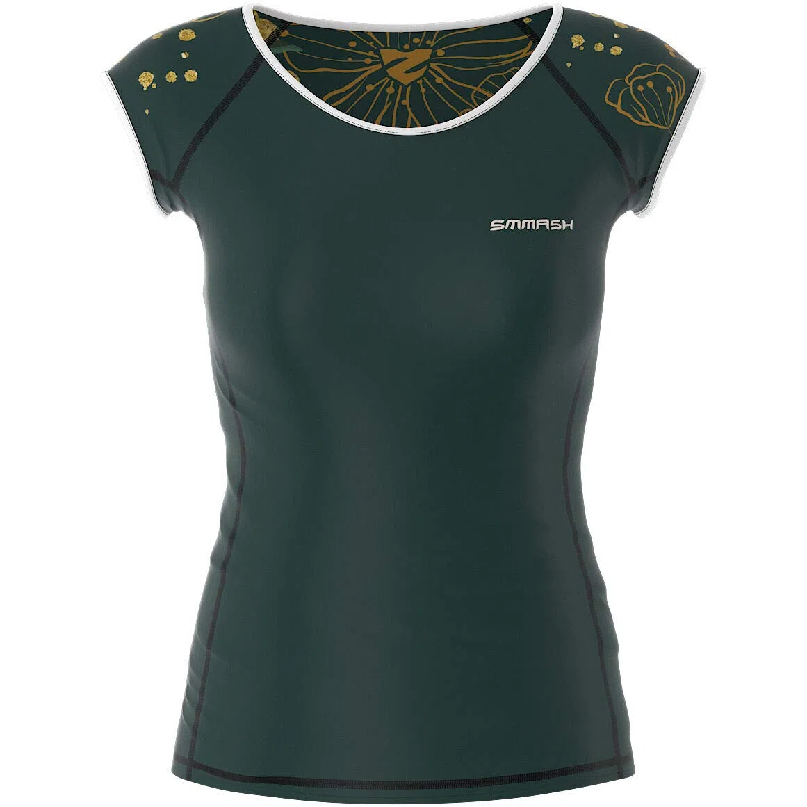 SMMASH Harley Squad 2.0 Camiseta Deporte de Manga Corta para Mujer, Ropa Deportiva Mujer para Fitness, Yoga, Formación, Crossfit, Material Transpirable y Antibacteriano
