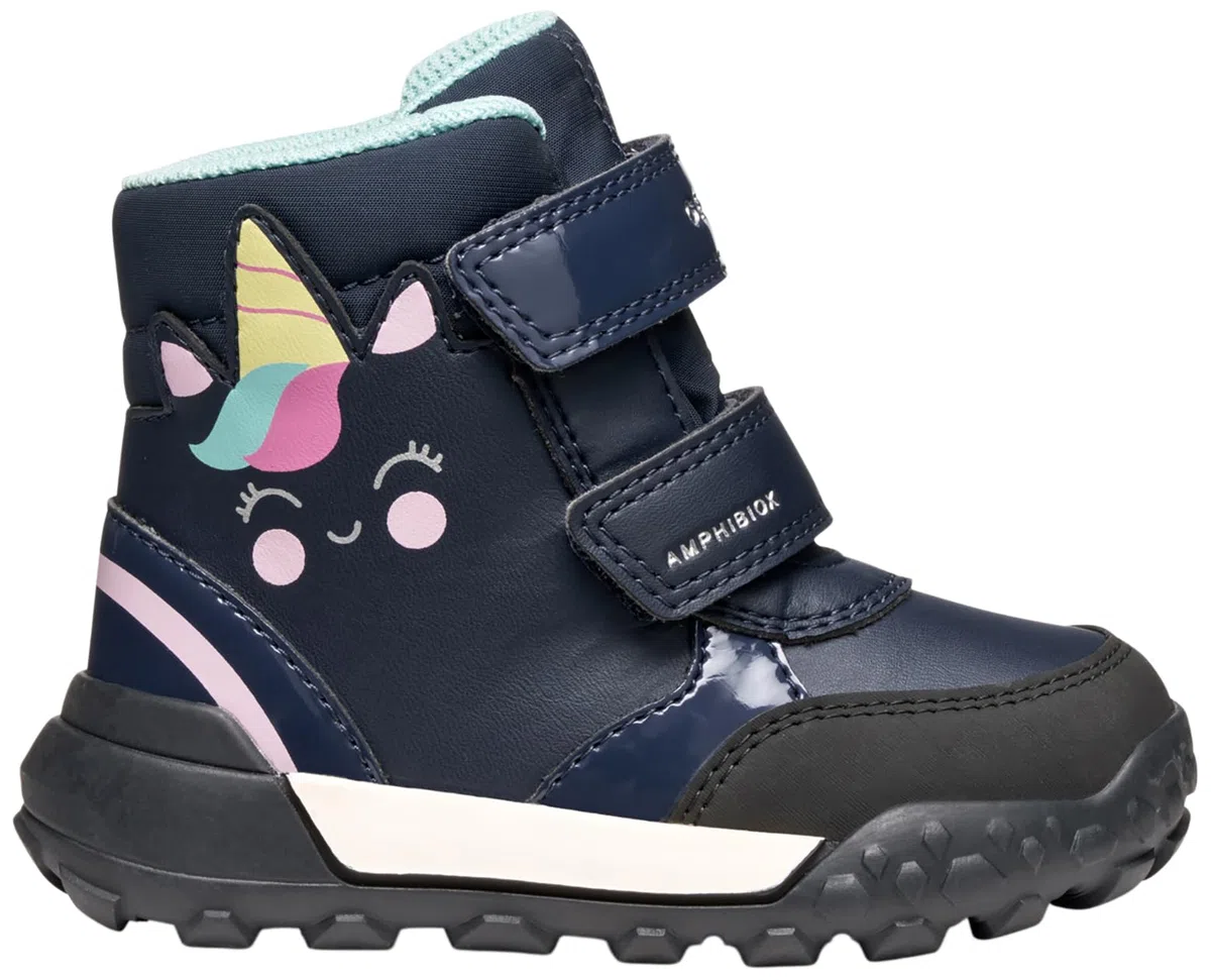 Geox B Trekkyup Girl B Ab Bota de tobilloBebé-Niñas