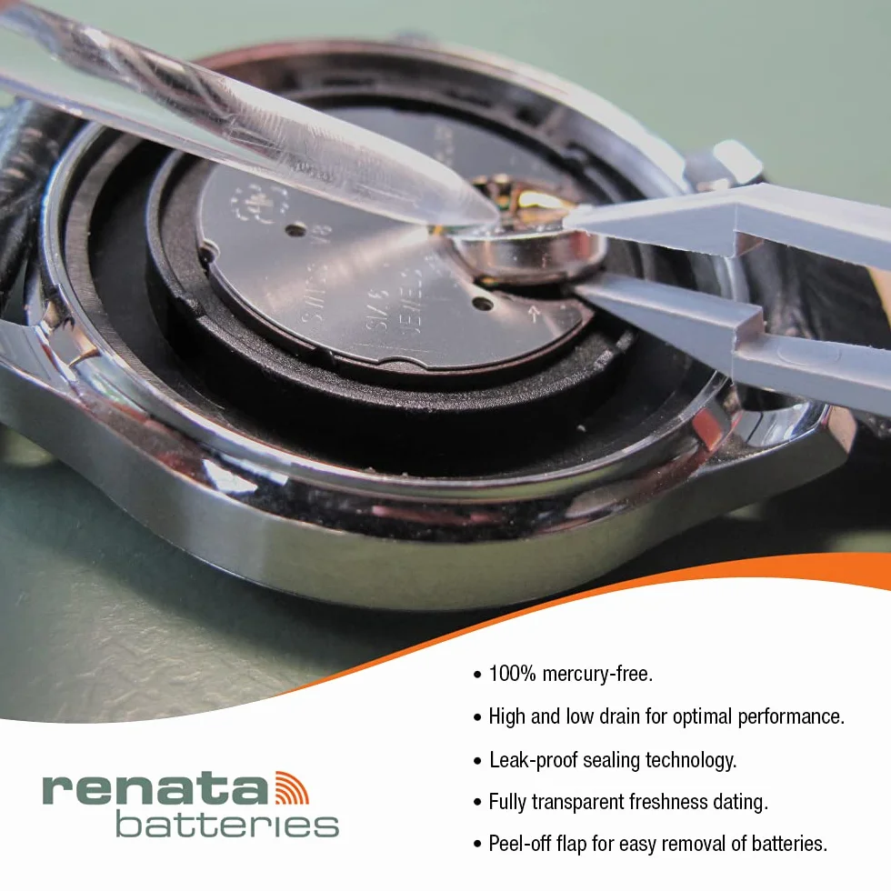 20 Renata 394 Silver Oxide Electronic Zero Mercury Batteries by Renata