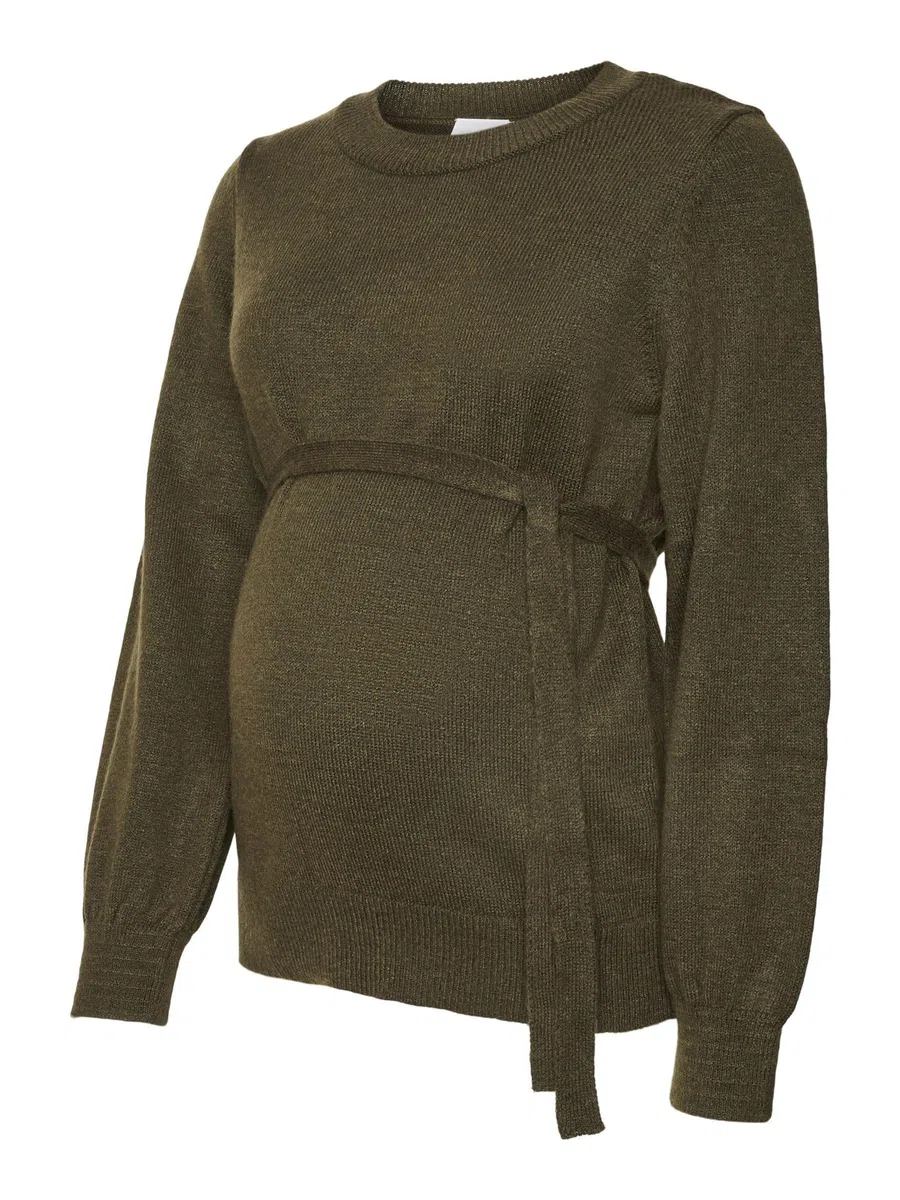 MAMALICIOUS Noos - Bañera de Melamina L/S Knit Top A Sudadera Mujer (Pack de 1)