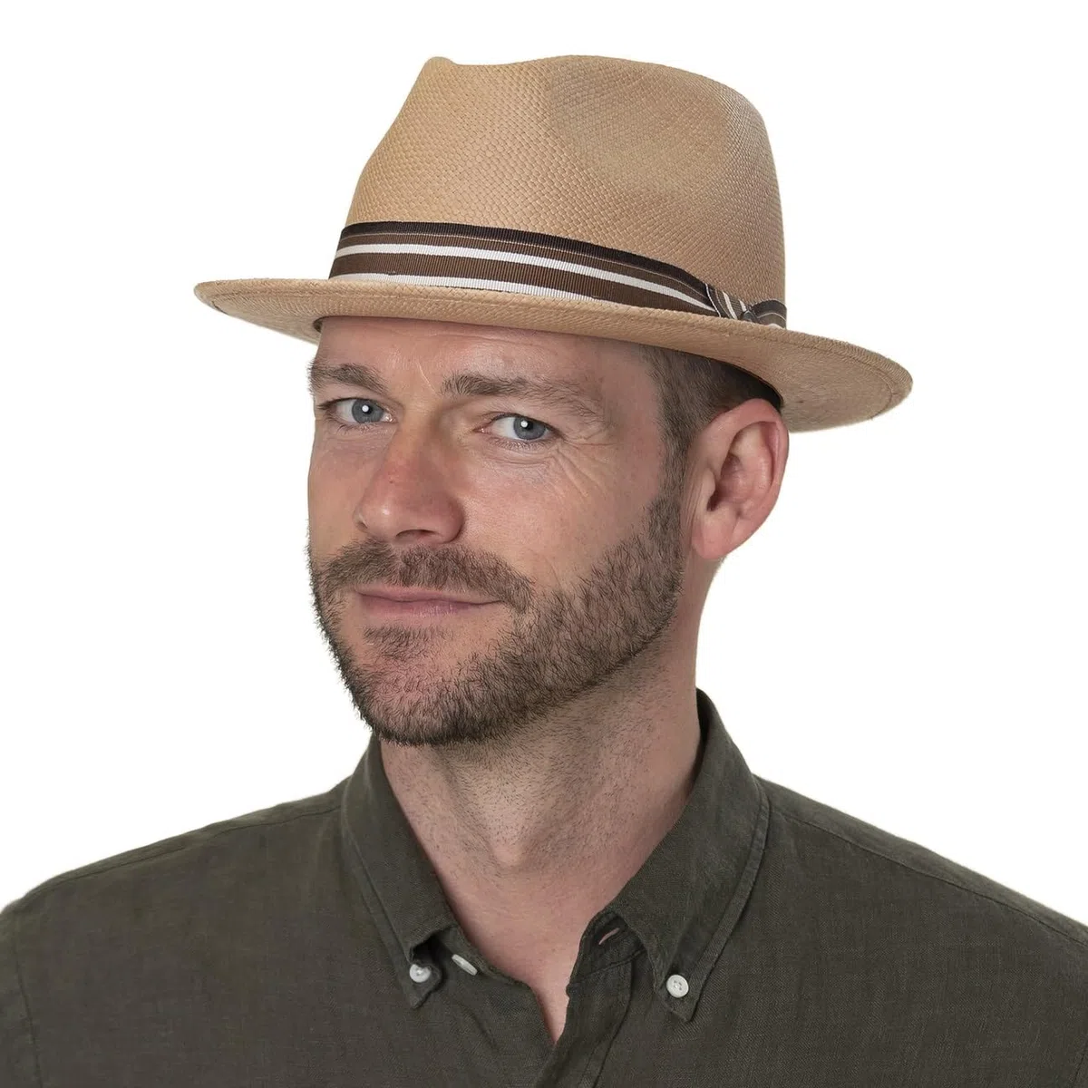 Lierys Meliano Player Sombrero Estilo Pork pie Panama Banda Multicolor Unisex Primavera Verano