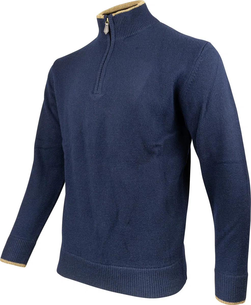 Jack Pyke Ashcombe - Jersey de Punto con Cremallera - 100% Lana de Borrego