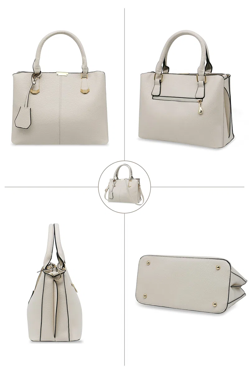 Pahajim Bolsos Bandolera Mujer Bolso de Mano Ajustables PU Piel Tote Bag Bolso Elegante Mujer para Trabajo Diario Vida