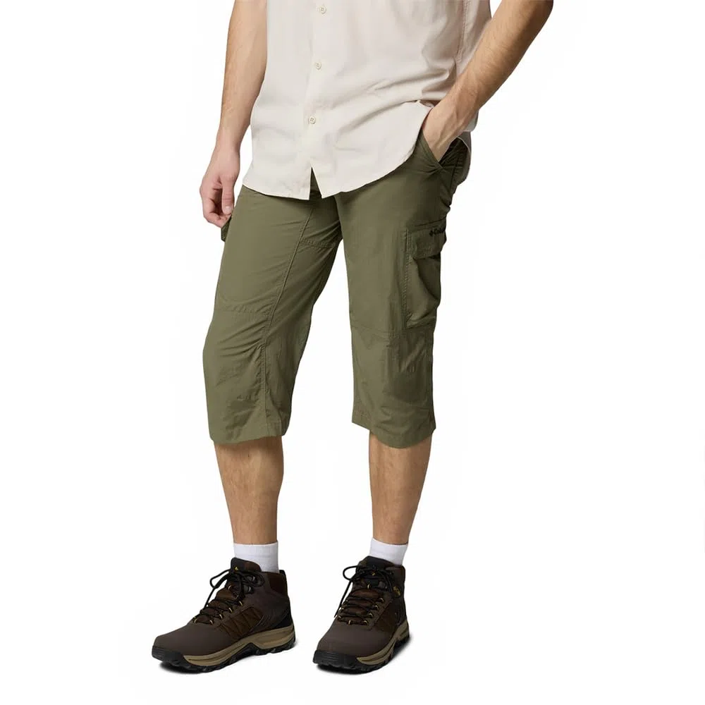Columbia Silver Ridge II Capri, Pantalones Cortos Capri Para Senderismo Y Trekking para Hombre