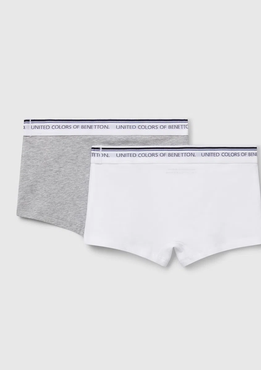 United Colors of Benetton Set 2 Boxer 3op80x230 Ropa Interior de Hombres Niños
