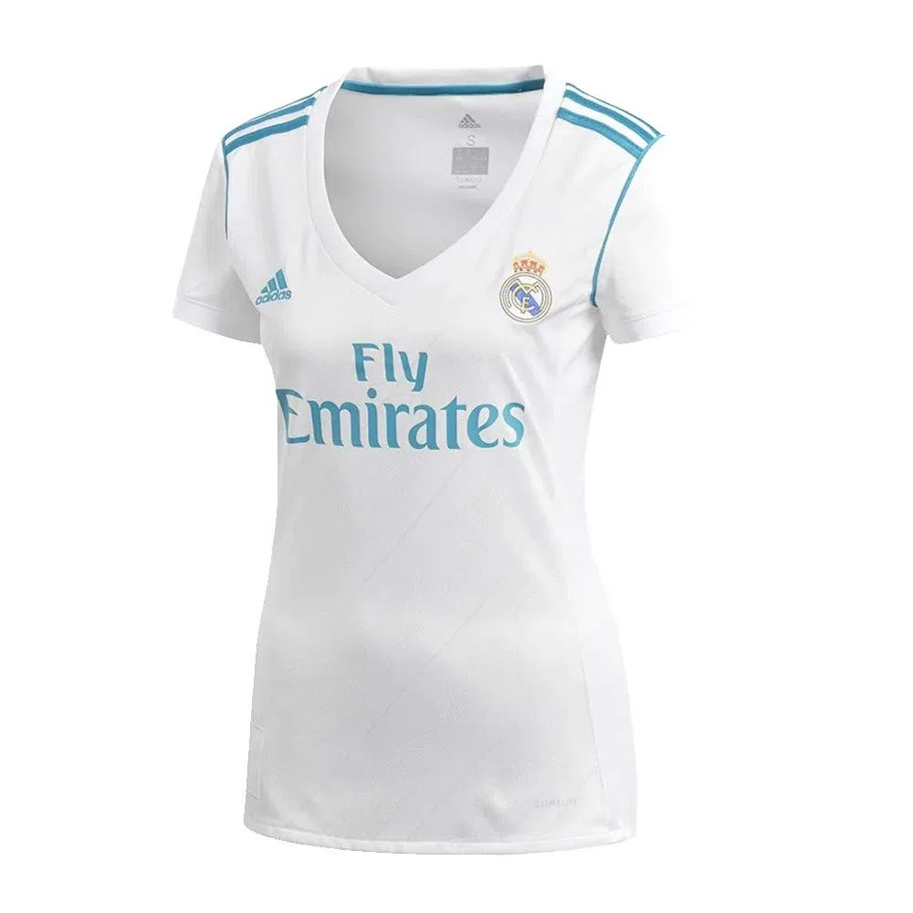 adidas Real H JSY W Camiseta 1ª Equipación Real Madrid 2017-2018 Mujer