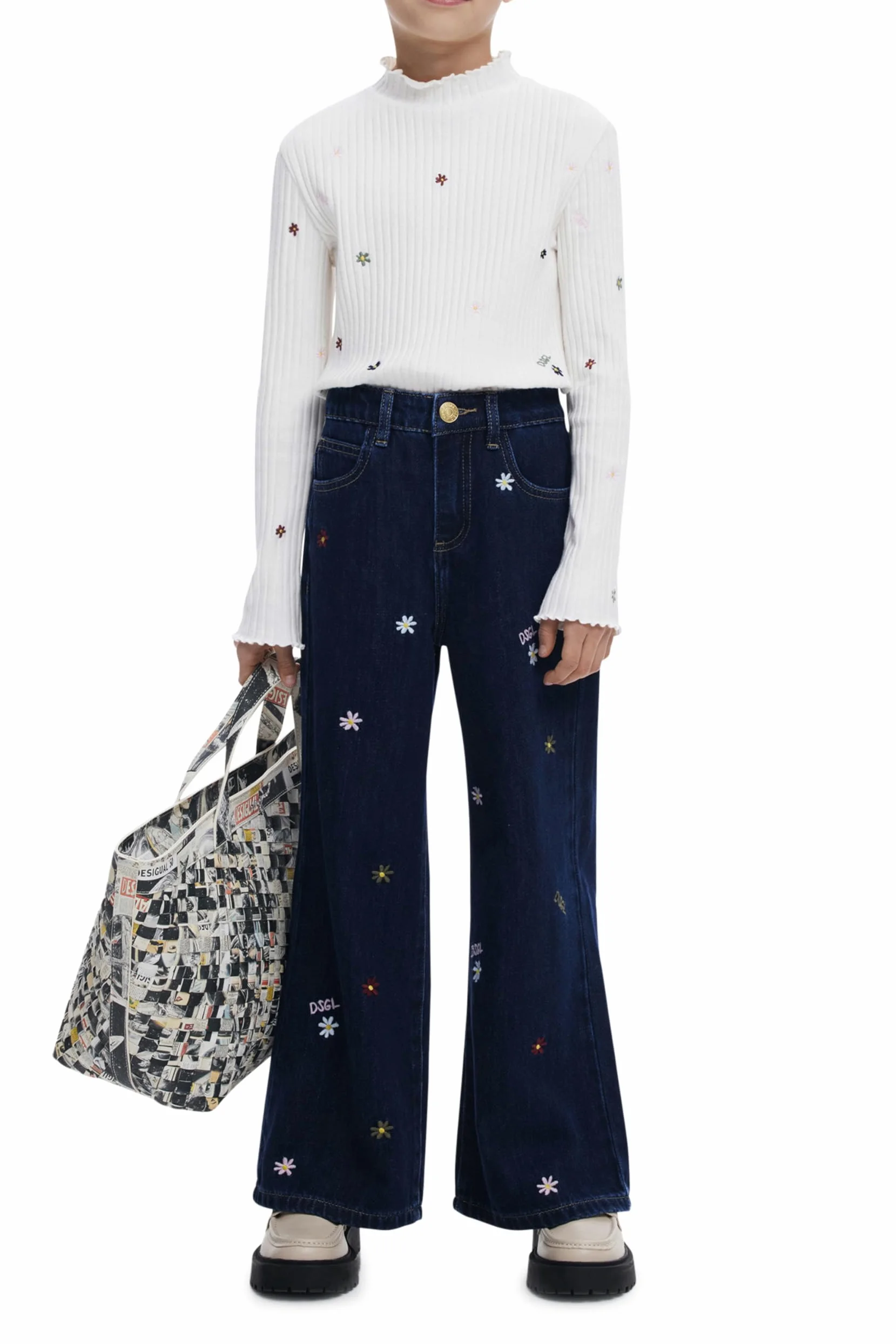 Desigual Denim_Cherries Jeans para Niñas