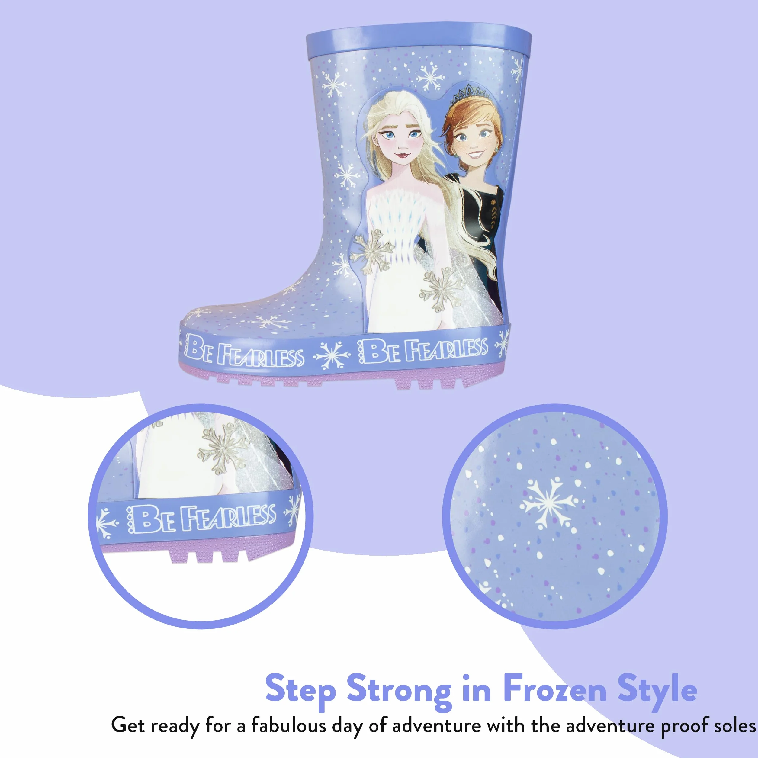 Disney Botas Impermeables para Niñas Frozen